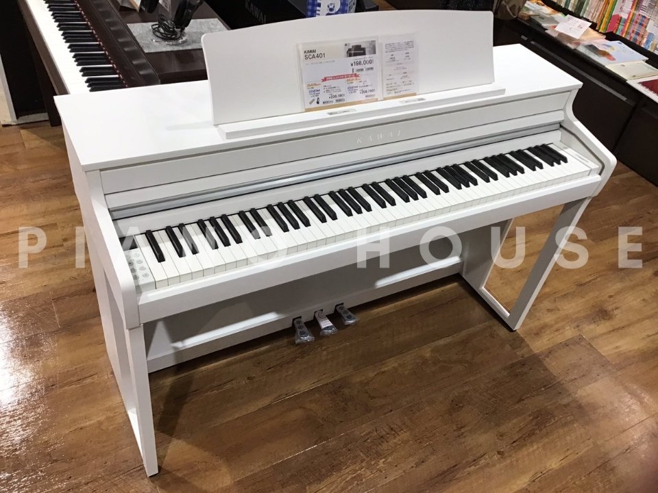 Hình ảnh chi tiết KAWAI SCA401 PW (Pure White) góc chụp 2
